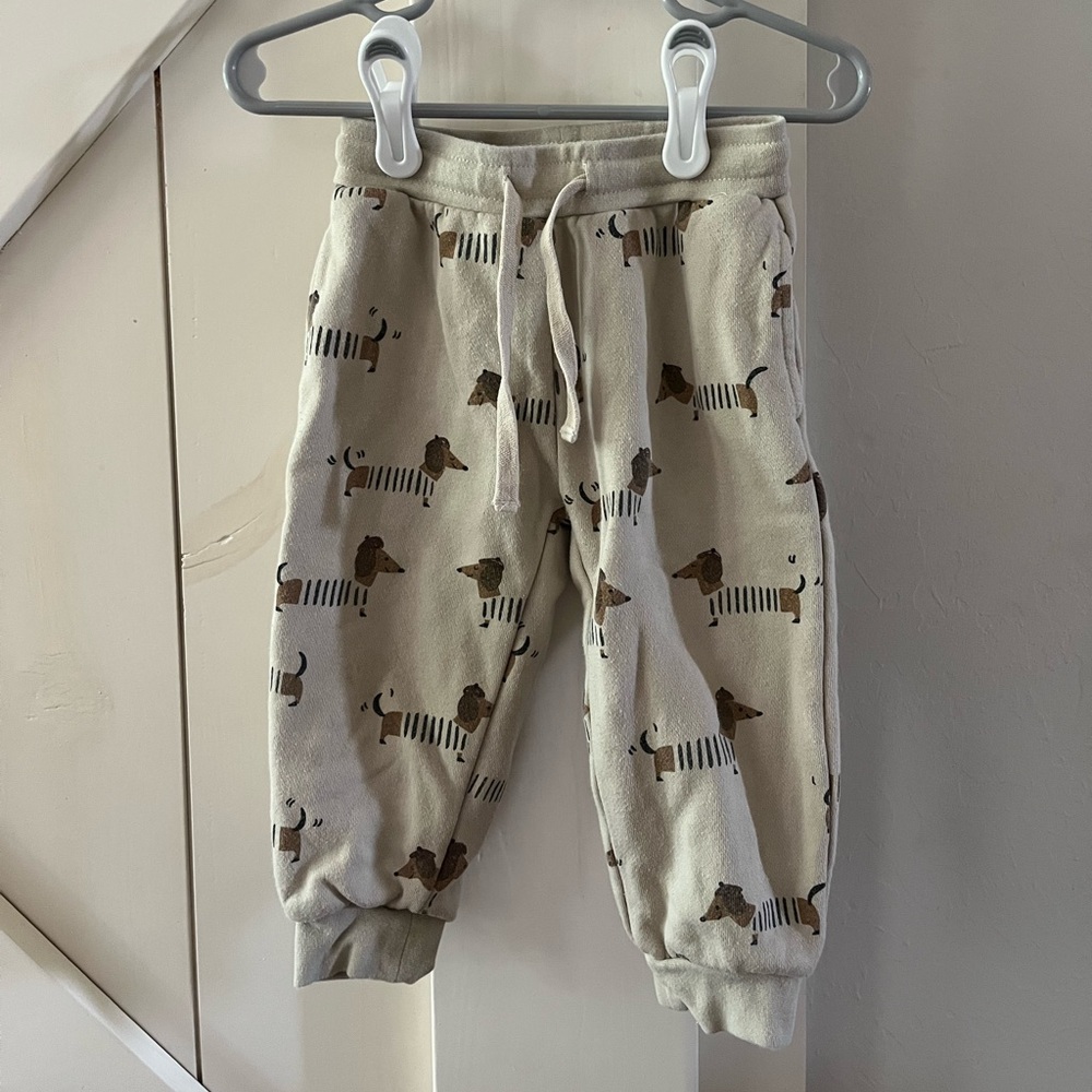 COPY - Rylee & Cru French Dog Sweatpant Joggers 12-18M